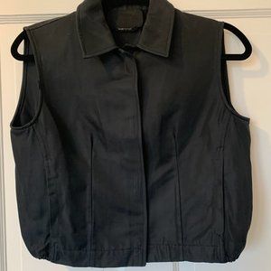 Prada Collared Tech Crop Vest